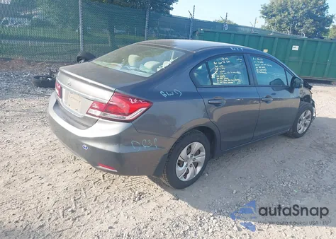 2013 Honda Civic Lx z USA, uszkodzony, nr VIN 2HGFB2F55DH557752